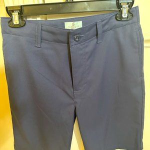 Classic Club: Comfort Stretch Performance Short, Navy, size 14